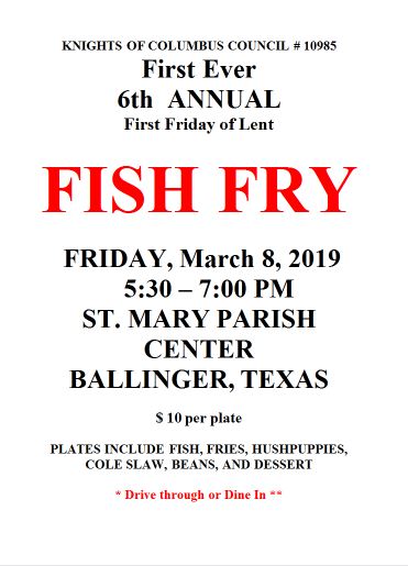 KoC Fish Fry